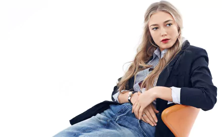 lipstick blonde long hair Russian actress woman Oksana Akinshina HD Desktop Wallpaper | Background Image