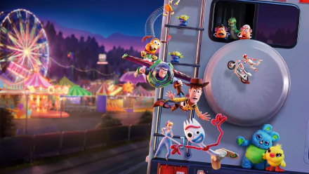 Buzz Lightyear Woody (Toy Story) movie Toy Story 4 HD Desktop Wallpaper | Background Image