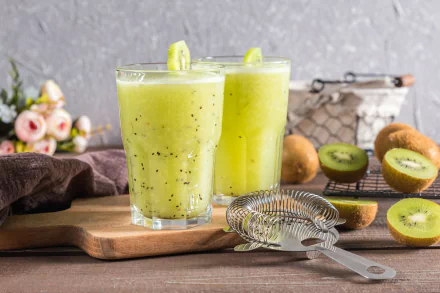 kiwi fruit drink food smoothie HD Desktop Wallpaper | Background Image