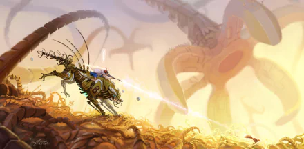 wolf robot Anime Princess Mononoke HD Desktop Wallpaper | Background Image