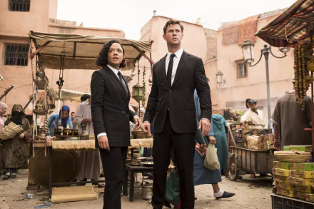 Chris Hemsworth Tessa Thompson movie Men in Black: International HD Desktop Wallpaper | Background Image