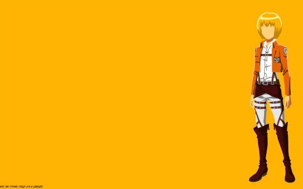 minimalist Armin Arlert Anime Attack on Titan minimalist anime HD Desktop Wallpaper | Background Image