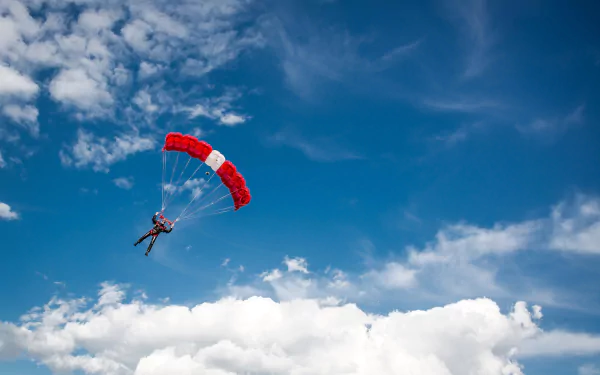 cloud sky Paragliding Sports HD Desktop Wallpaper | Background Image