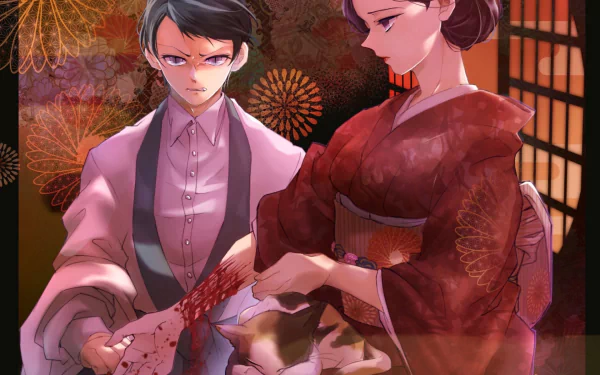 Tamayo (Demon Slayer) Yushiro (Demon Slayer) Anime Demon Slayer: Kimetsu no Yaiba HD Desktop Wallpaper | Background Image