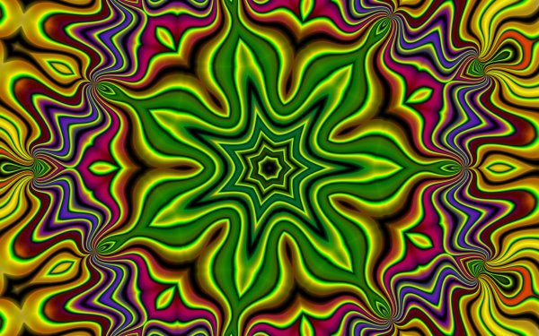 Abstract Kaleidoscope Colors Pattern Optical Illusion HD Wallpaper | Background Image