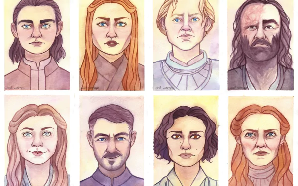 Catelyn Stark Ellaria Sand Petyr Baelish Margaery Tyrell Sandor Clegane Brienne Of Tarth Sansa Stark Arya Stark TV Show Game Of Thrones HD Desktop Wallpaper | Background Image