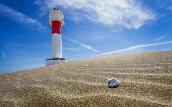 sand man made lighthouse HD Desktop Wallpaper | Background Image