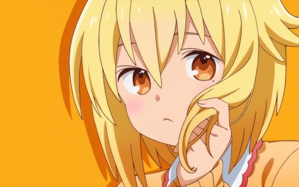 Anime Hitori Bocchi's ○○ Lifestyle Nako Sunao Hitoribocchi no ○○ Seikatsu Blonde Brown Eyes HD Wallpaper | Background Image