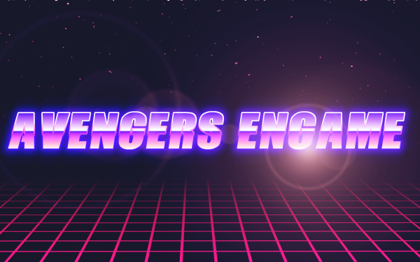 Movie Avengers Endgame The Avengers Word Retro HD Wallpaper | Background Image