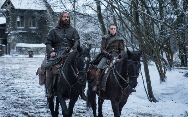TV Show Game Of Thrones Horse Arya Stark Sandor Clegane Maisie Williams Rory McCann HD Wallpaper | Background Image