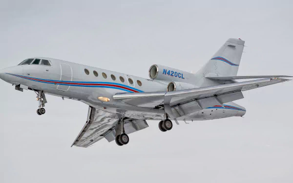 aircraft private jet vehicle Dassault Falcon 50 HD Desktop Wallpaper | Background Image