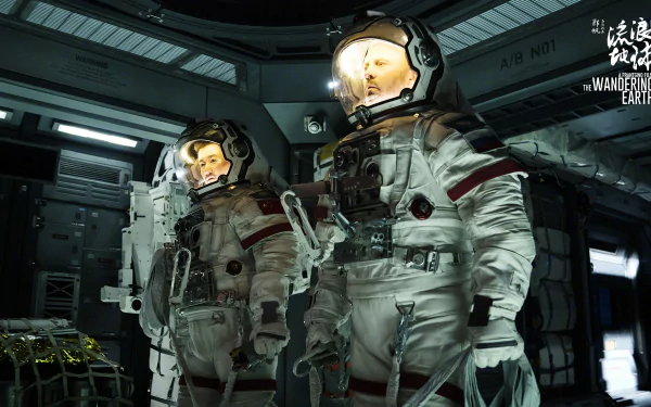 Wu Jing astronaut movie The Wandering Earth HD Desktop Wallpaper | Background Image