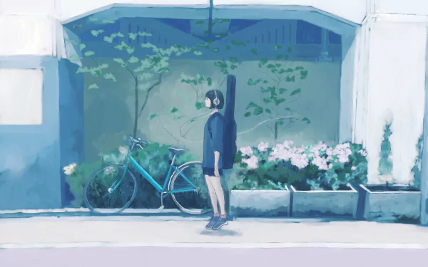 bike Anime Original HD Desktop Wallpaper | Background Image