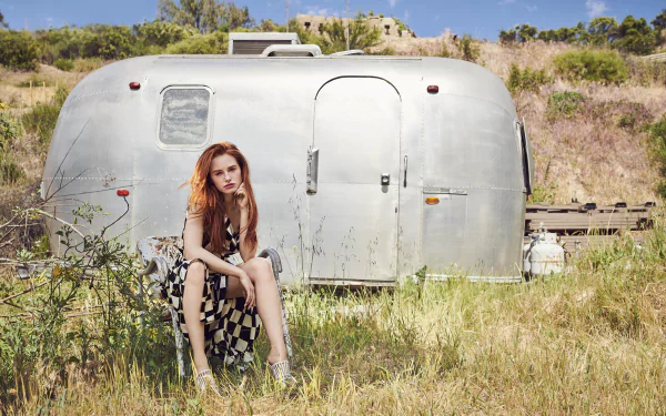 American redhead actress Celebrity Madelaine Petsch HD Desktop Wallpaper | Background Image