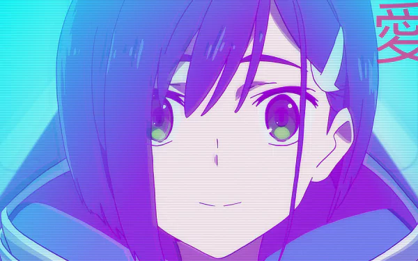 Close-up of Ichigo from Darling in the FranXX in vibrant colors, featured in a 4K Ultra HD anime desktop wallpaper.