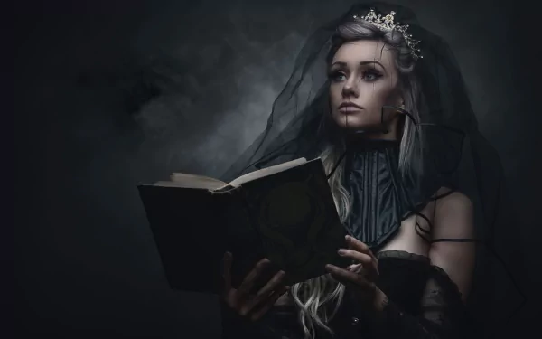book veil woman model HD Desktop Wallpaper | Background Image