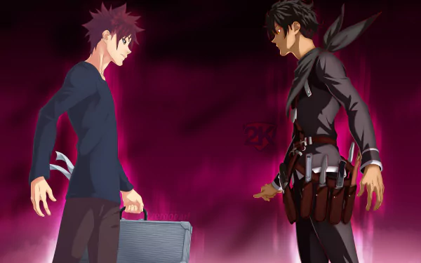 Sōma Yukihira Asahi Saiba Anime Food Wars: Shokugeki no Soma HD Desktop Wallpaper | Background Image