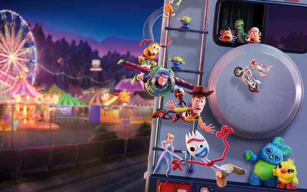Buzz Lightyear Woody (Toy Story) movie Toy Story 4 HD Desktop Wallpaper | Background Image