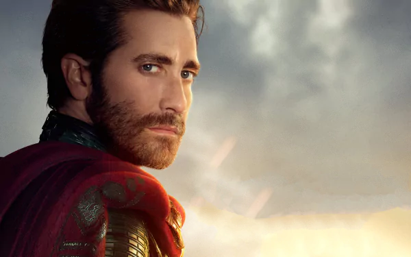 Jake Gyllenhaal as Mysterio from Spider-Man: Far From Home in a detailed 4K Ultra HD PC desktop wallpaper.