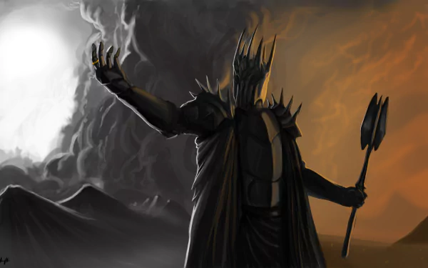  Sauron in his physical form by Kenneth Sofia