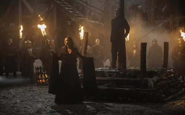 Carice van Houten Ciarán Hinds Melisandre (Game of Thrones) Mance Rayder TV Show Game Of Thrones HD Desktop Wallpaper | Background Image