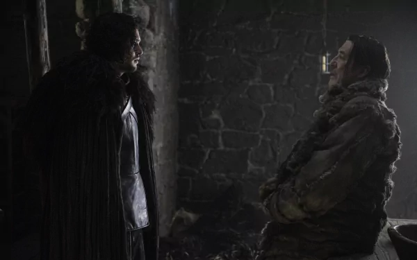 Kit Harington Ciarán Hinds Jon Snow Mance Rayder TV Show Game Of Thrones HD Desktop Wallpaper | Background Image