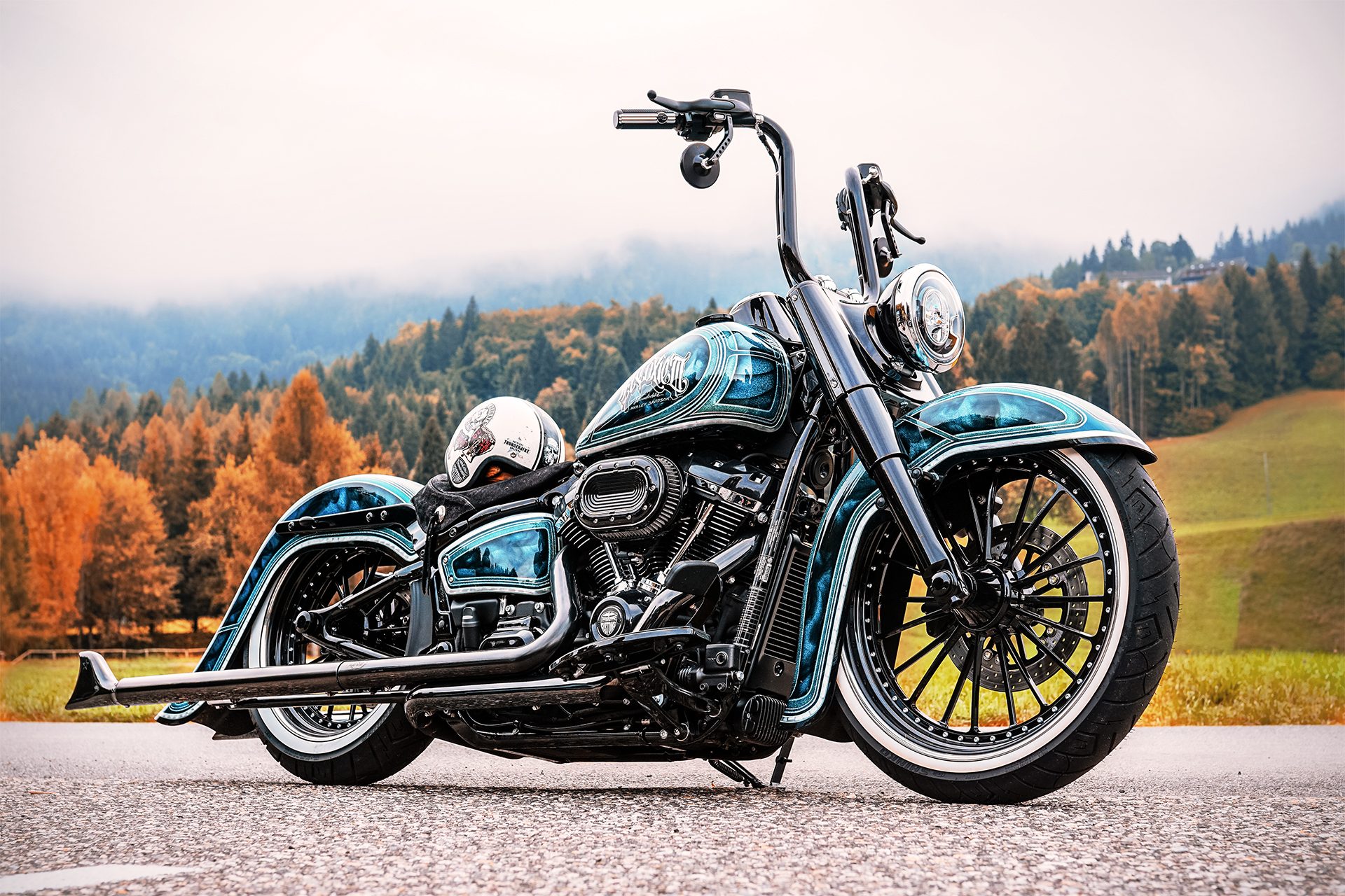 El Toxico customized Thunderbike Harley-Davidson Heritage by Ben Ott
