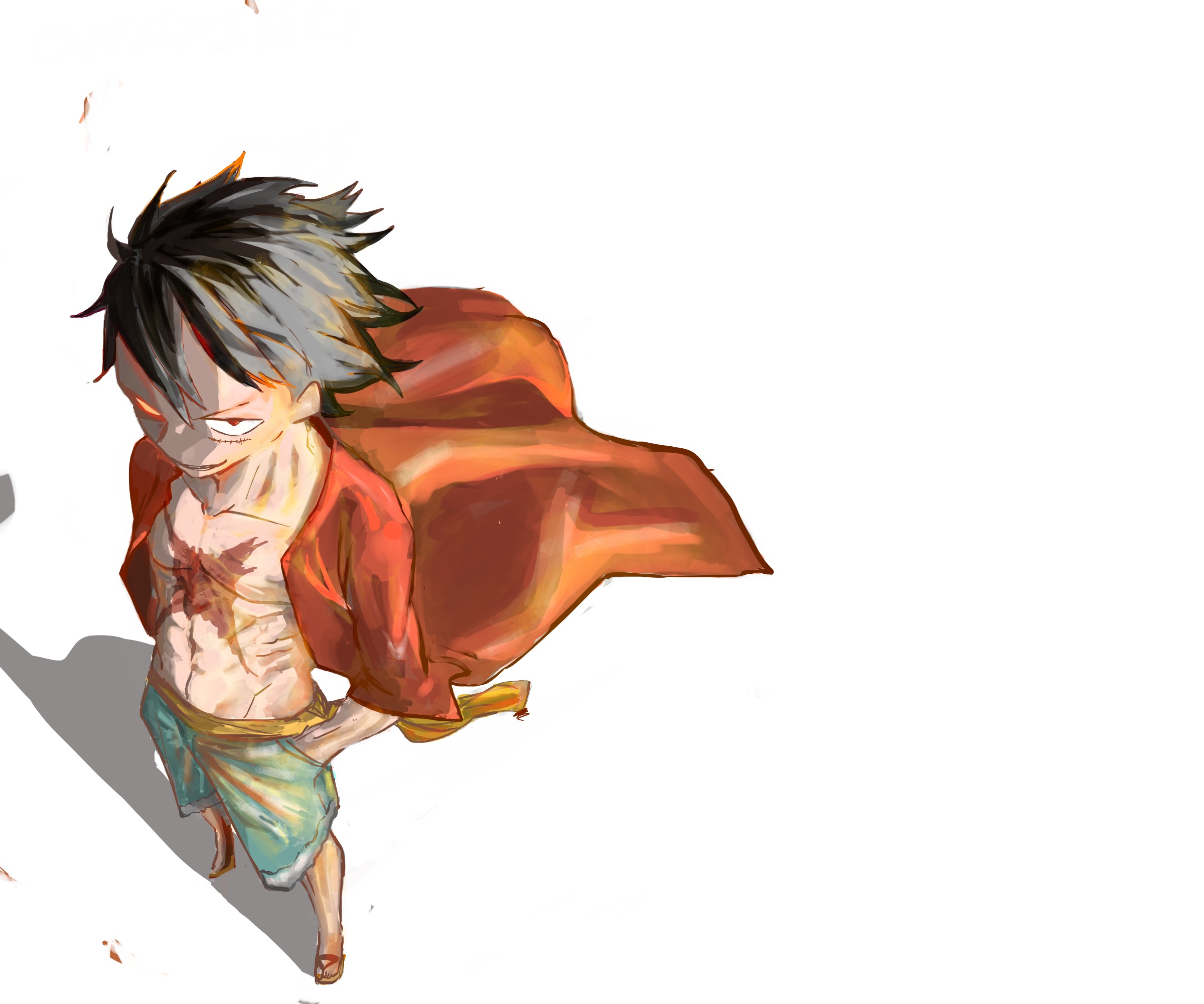 Download Monkey D. Luffy Anime One Piece HD Wallpaper by ハルト