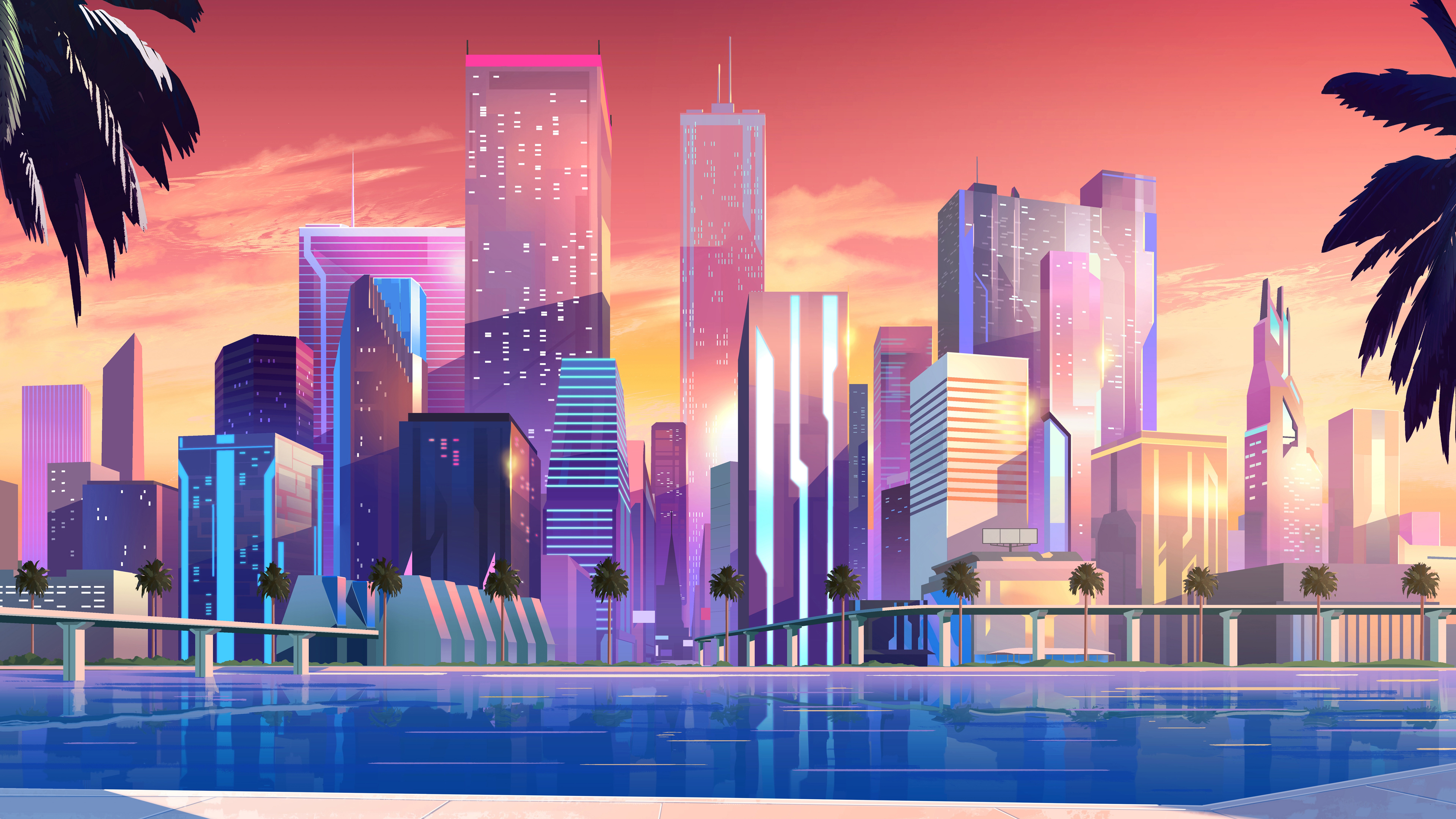 Artistic City HD Wallpaper | Background Image