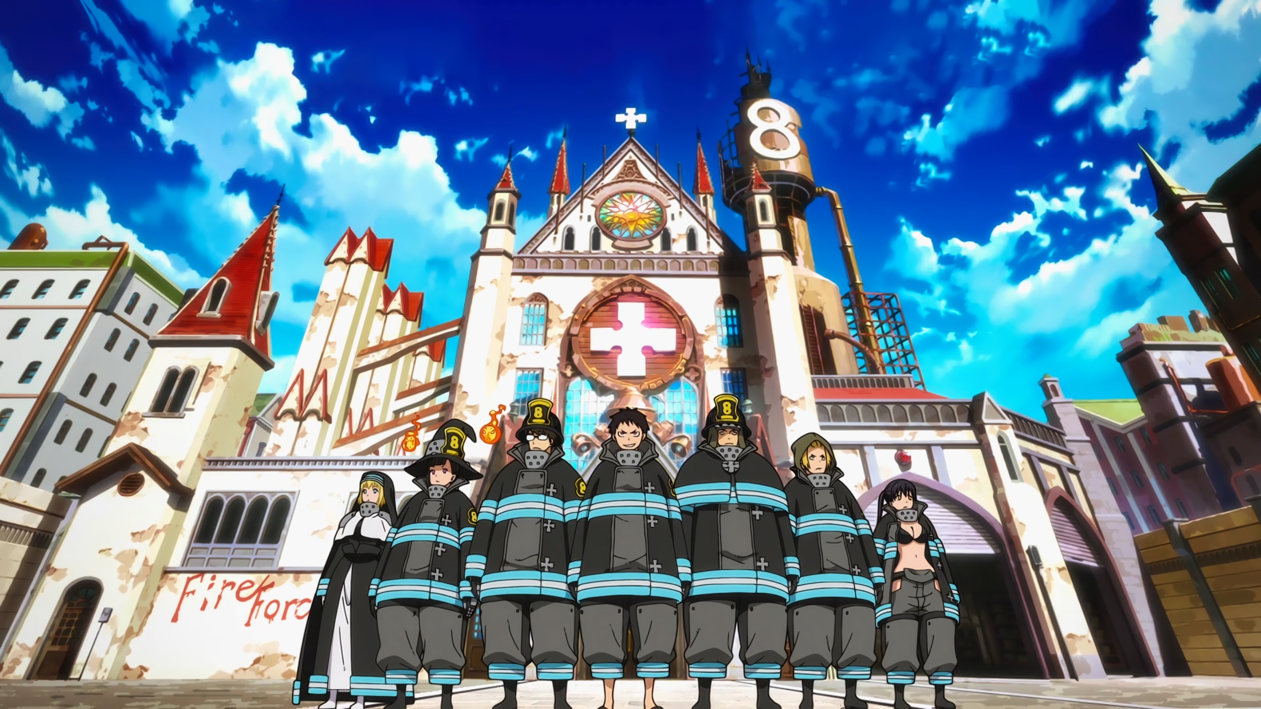 Anime Fire Force HD Wallpaper by Sanoboss - Fire Force Anime Season 2 Episode 1