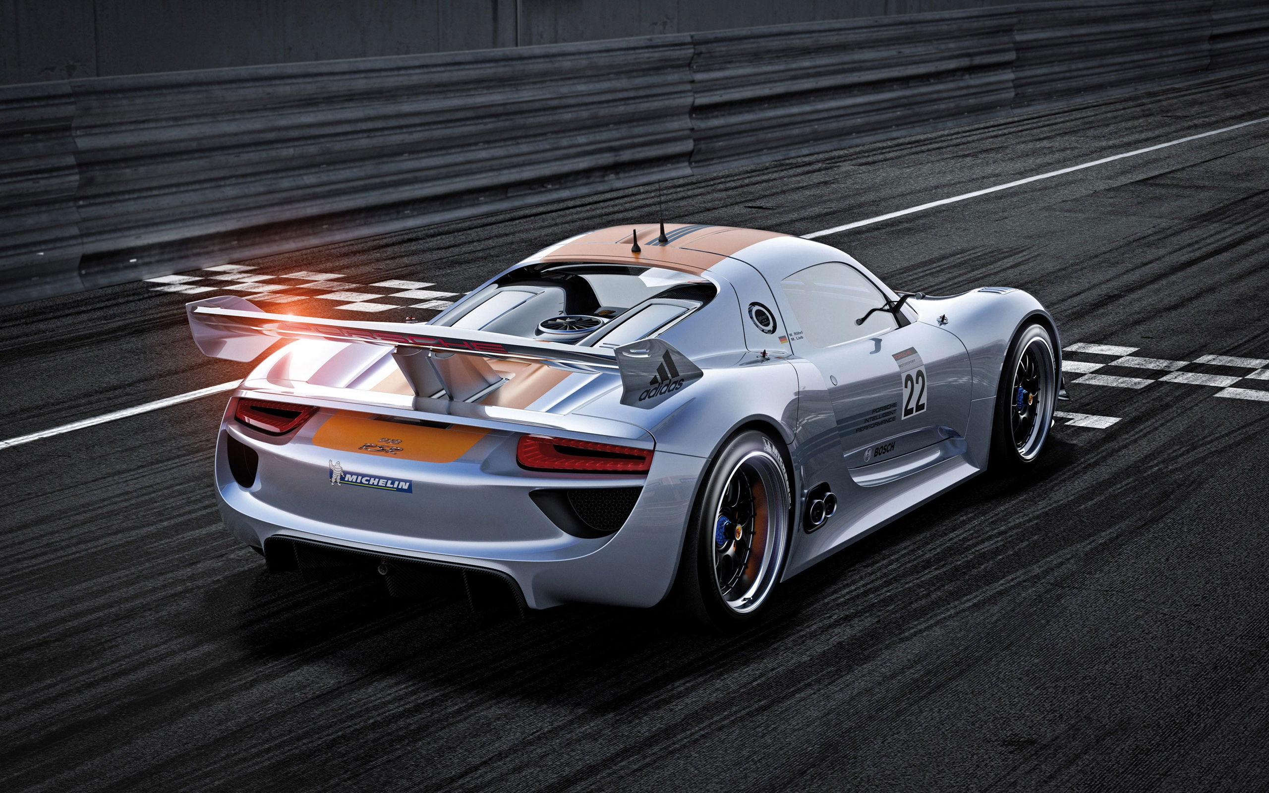 Porsche 918 RSR, a high-definition desktop wallpaper.