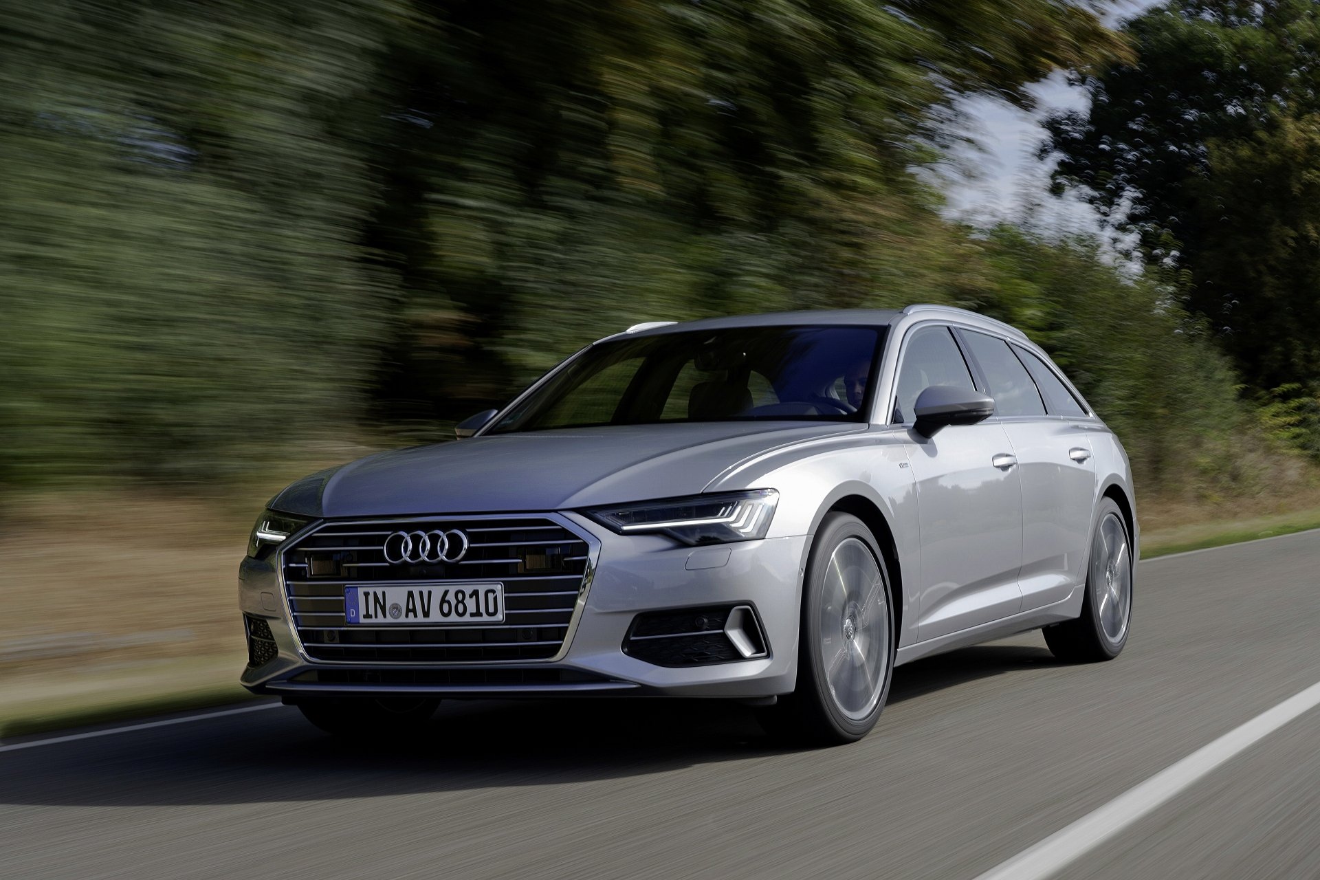 Download Silver Car Car Audi Vehicle Audi A6 Avant 4k Ultra HD Wallpaper