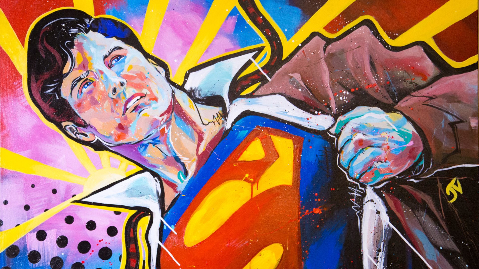 Download Pop Art DC Comics Comic Superman HD Wallpaper by jayvart