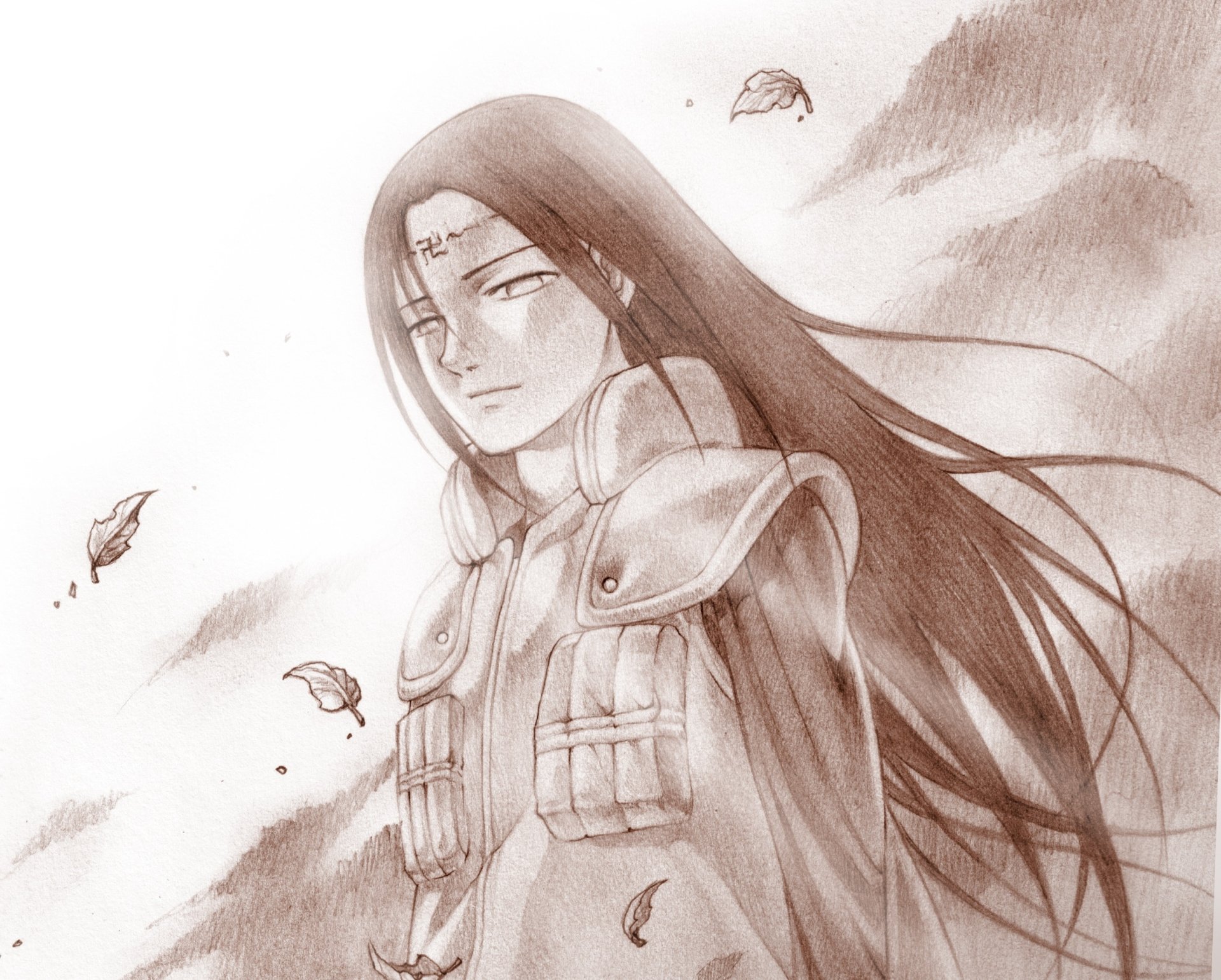 Download Neji Hyūga Anime Naruto HD Wallpaper by Nick-Ian