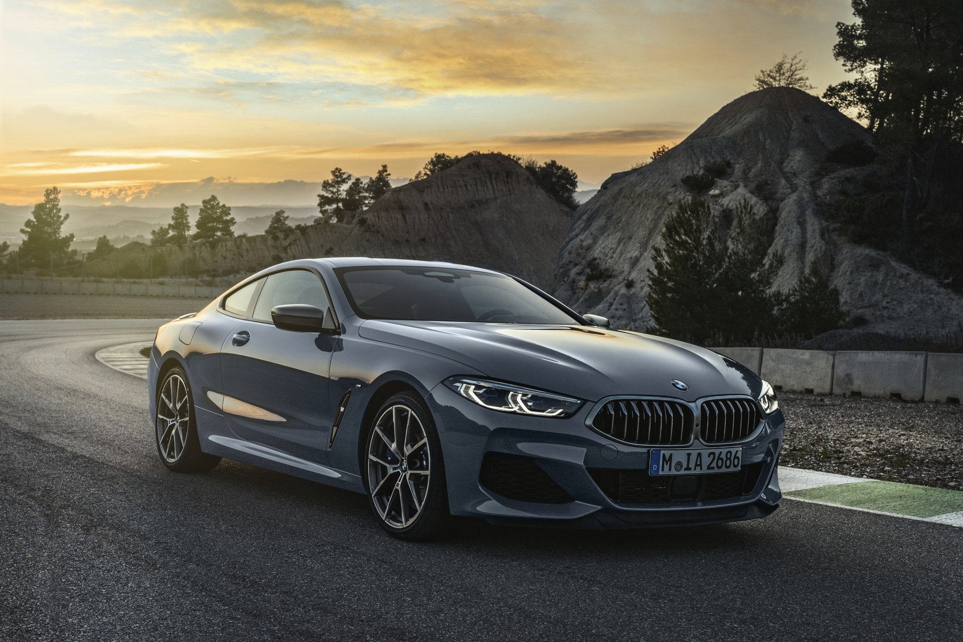 Download Silver Car Car BMW Vehicle BMW M850i 4k Ultra HD Wallpaper