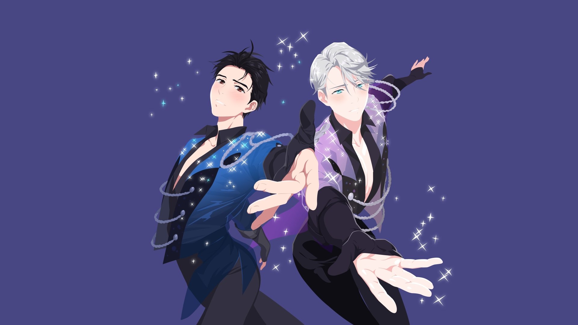 Download Victor Nikiforov Yuuri Katsuki Anime Yuri!!! On ICE 4k Ultra