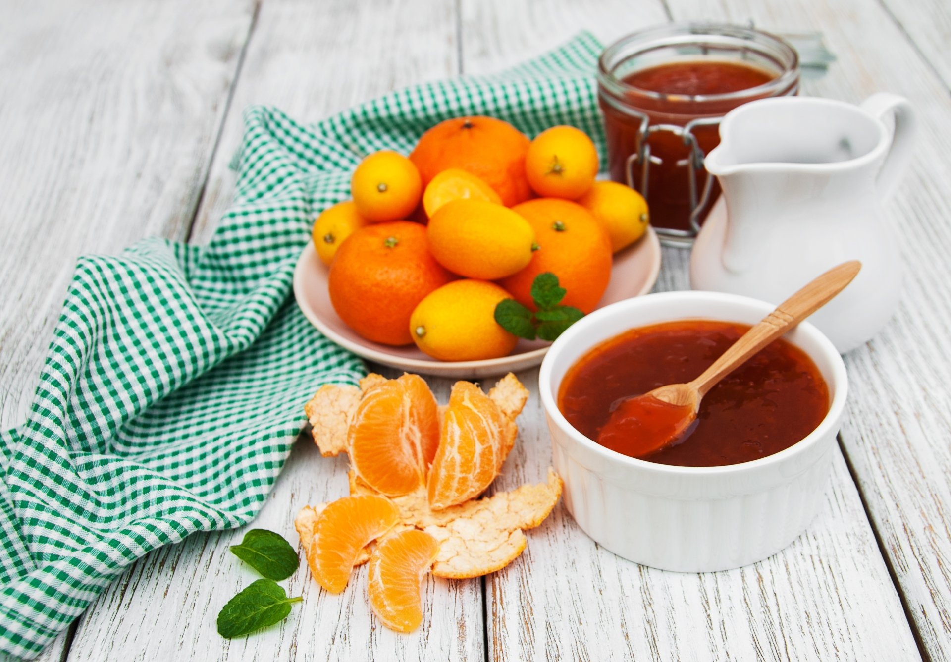 Download Mandarin Still Life Fruit Tangerine Food Jam HD Wallpaper