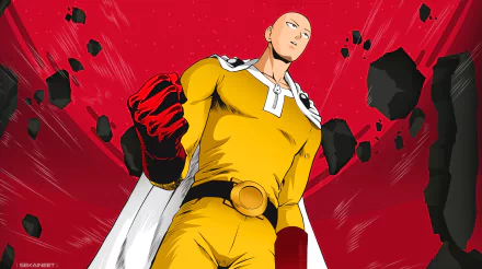 Saitama (One-Punch Man) Anime One-Punch Man HD Desktop Wallpaper | Background Image