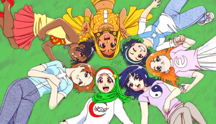 hijab Anime Original HD Desktop Wallpaper | Background Image