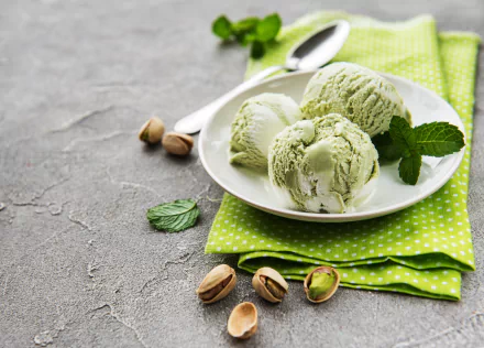 still life pistachio food ice cream HD Desktop Wallpaper | Background Image