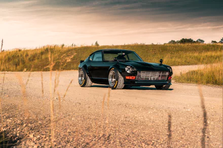 black car car Datsun vehicle Datsun 240Z HD Desktop Wallpaper | Background Image