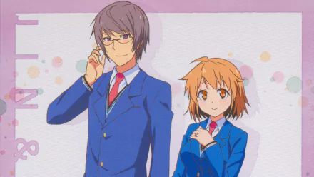 Jin Mitaka Misaki Kamiigusa Anime Sakurasou no Pet na Kanojo HD Desktop Wallpaper | Background Image