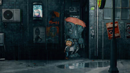 robot video game Encodya HD Desktop Wallpaper | Background Image