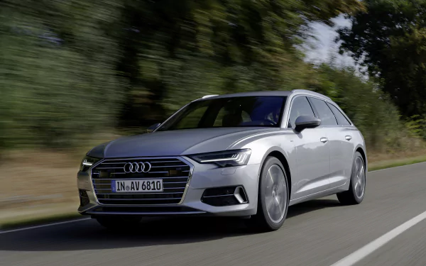 silver car car Audi vehicle Audi A6 Avant HD Desktop Wallpaper | Background Image
