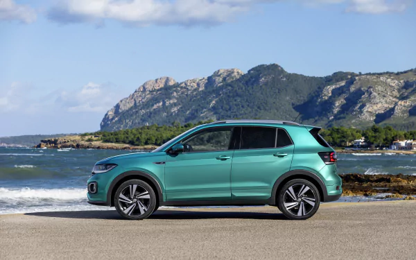 SUV car Volkswagen vehicle Volkswagen T-Cross HD Desktop Wallpaper | Background Image