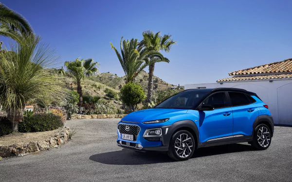 SUV car Hyundai vehicle Hyundai Kona HD Desktop Wallpaper | Background Image