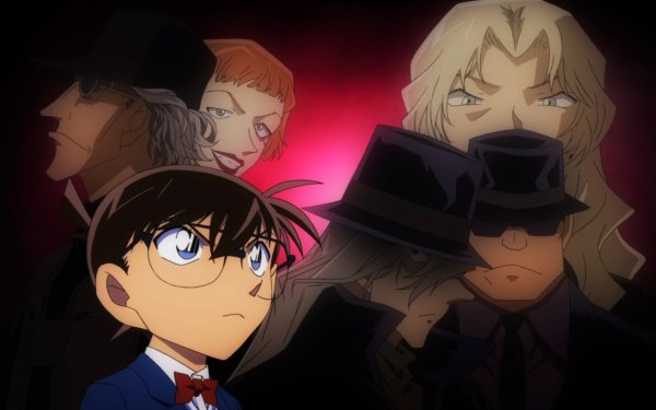 Anime Detective Conan Conan Edogawa Gin HD Wallpaper | Hintergrund