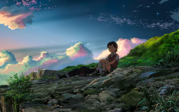 Anime Children Who Chase Lost Voices HD Desktop Wallpaper | Background Image