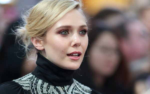 Celebrity Elizabeth Olsen Actress American Blonde Green Eyes Face HD Wallpaper | Background Image