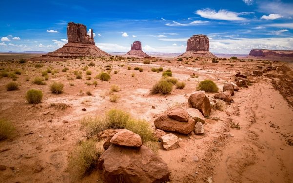 Earth Monument Valley Landscape Nature USA Desert HD Wallpaper | Background Image